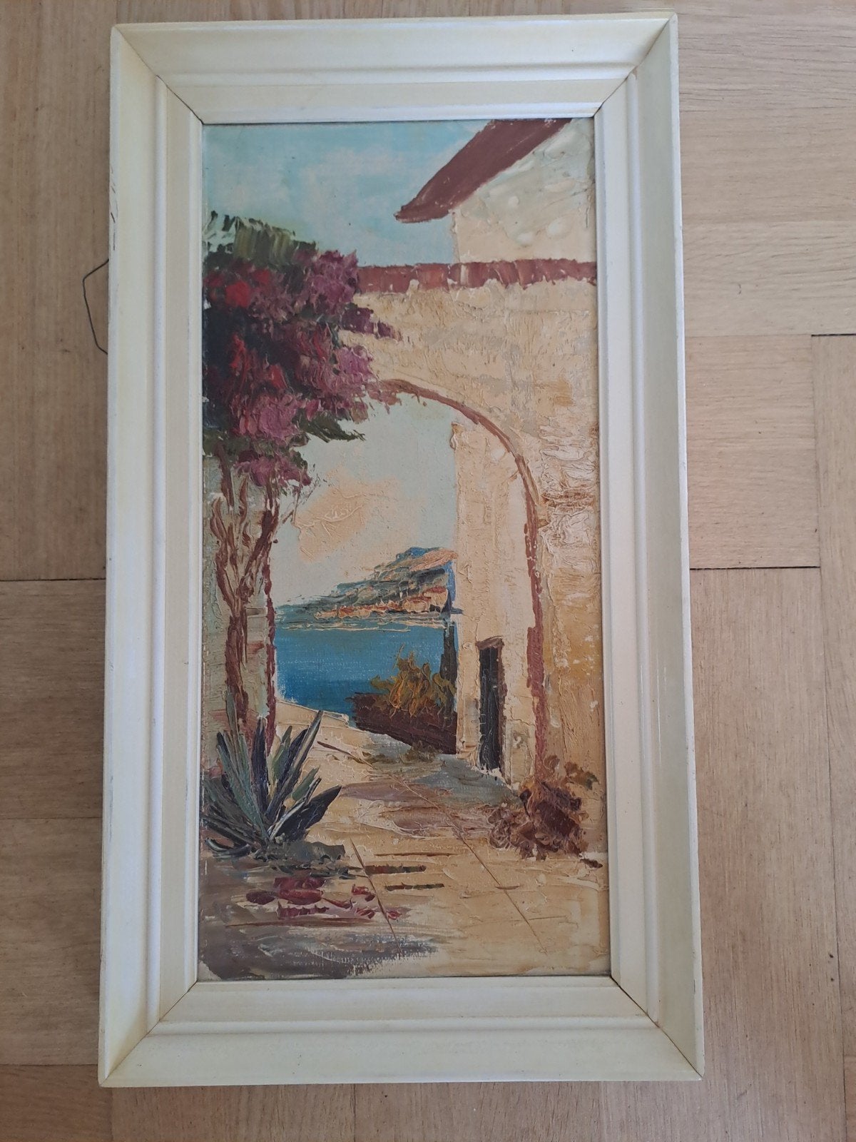 Origineel vintage olieverf schilderij, Ophalen of Verzenden