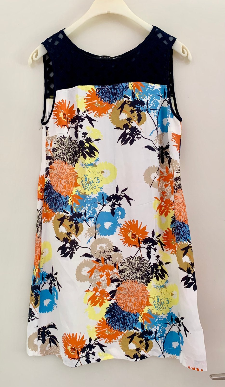 Supermooi jurk, S, Expresso, Wit, Ophalen of Verzenden, Zo goed als nieuw, Maat 36 (S)