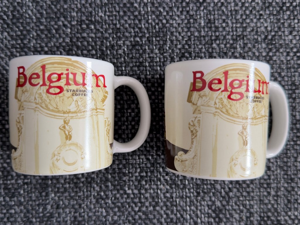 Starbucks België Espresso Kopjes, Huis en Inrichting, Keuken | Servies, Ophalen of Verzenden, Zo goed als nieuw, Overige stijlen