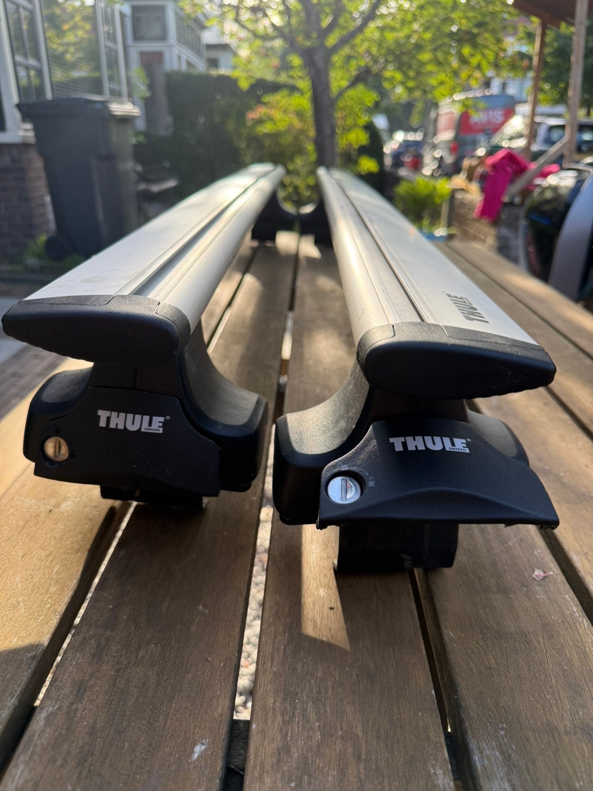 Thule wingbars in zeer nette staat, Ophalen, Zo goed als nieuw