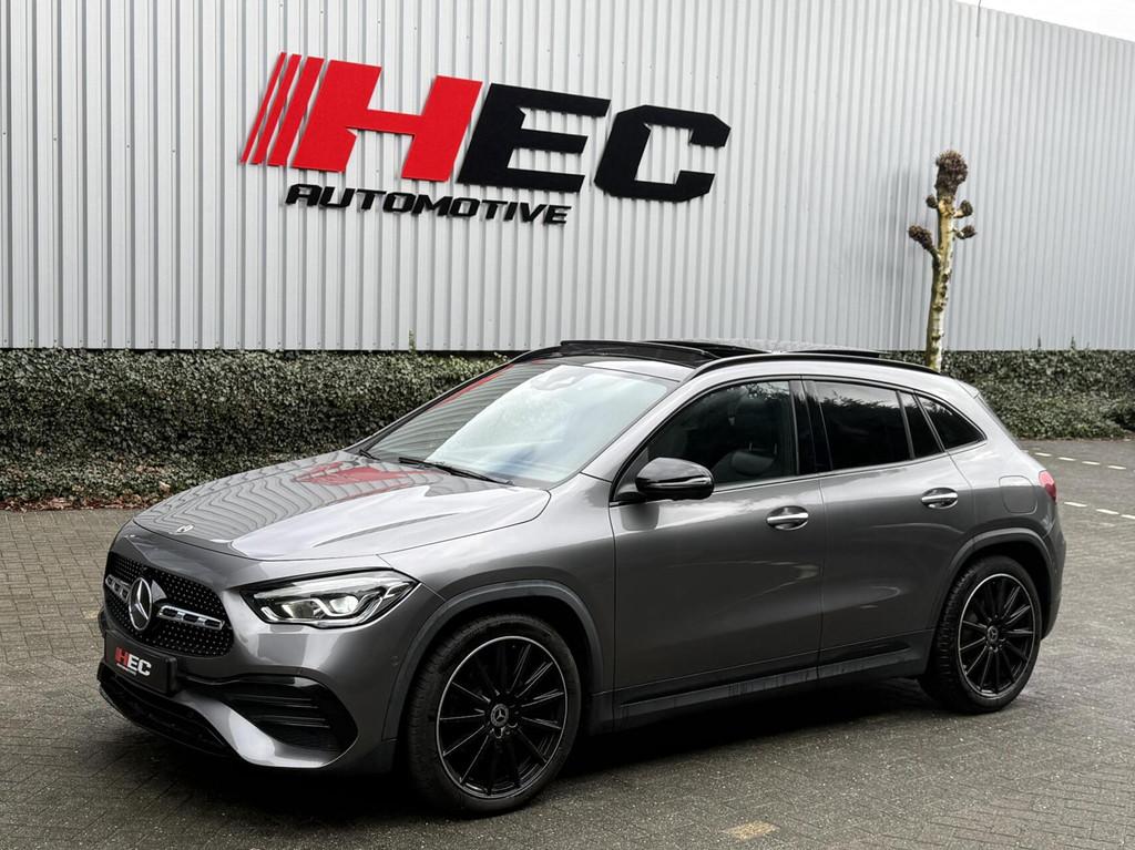 Mercedes GLA-klasse 250 4MATIC AMG HUD|PANO|MEMORY|360, Auto's, Gebruikt, 2000 kg, Bedrijf, Vierwielaandrijving