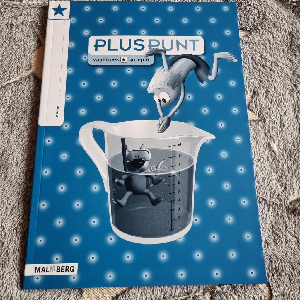 Groep 6 Pluspunt werkboek 1 ster basisschool rekenen, Ophalen of Verzenden, Alpha, Nieuw, HBO