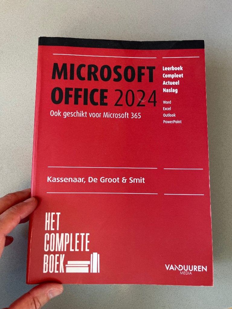 Boek Microsoft Office 2024, Ophalen of Verzenden, Nieuw, Kassenssr, de Groot & Smit
