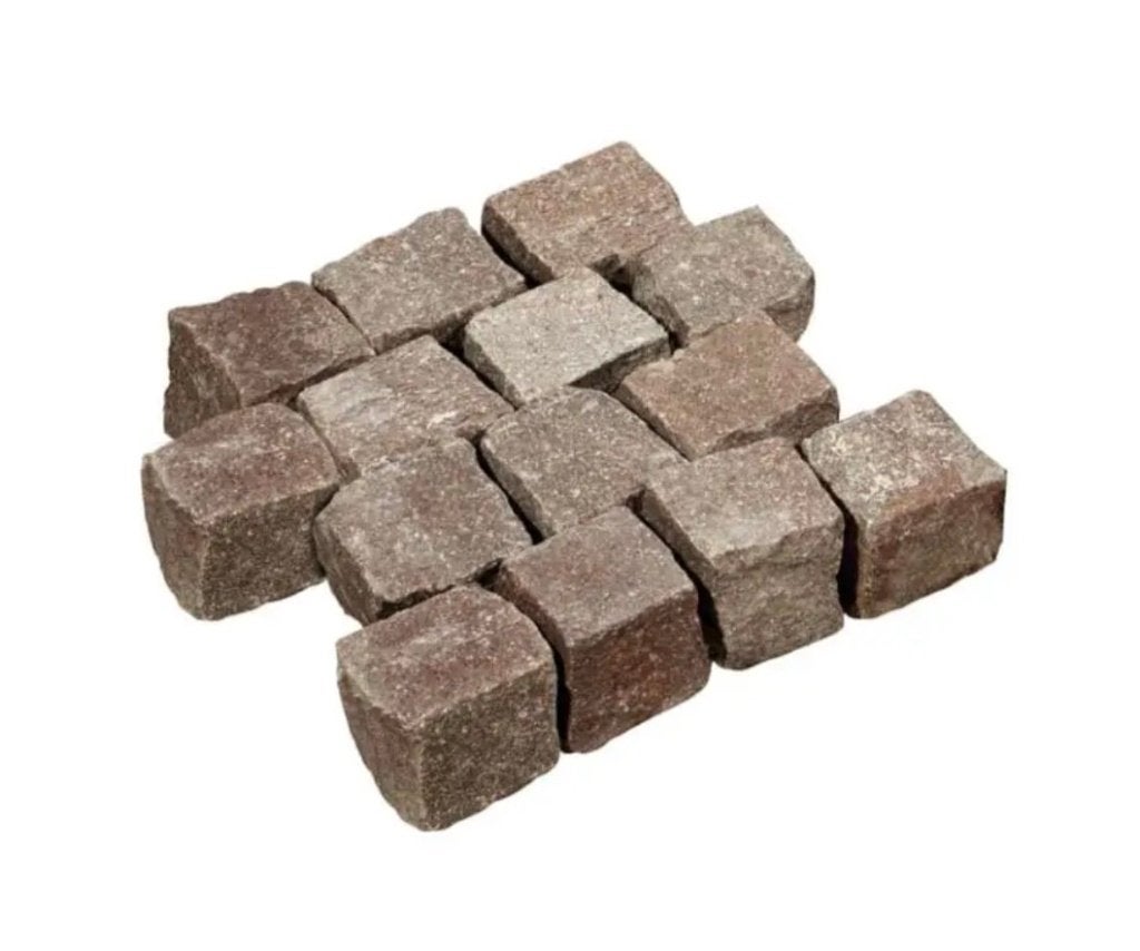 Kasseien Italiaans Porfier 10x10x6-8cm, Natuursteeninfo BV, Klinkers, Nieuw, Ophalen of Verzenden