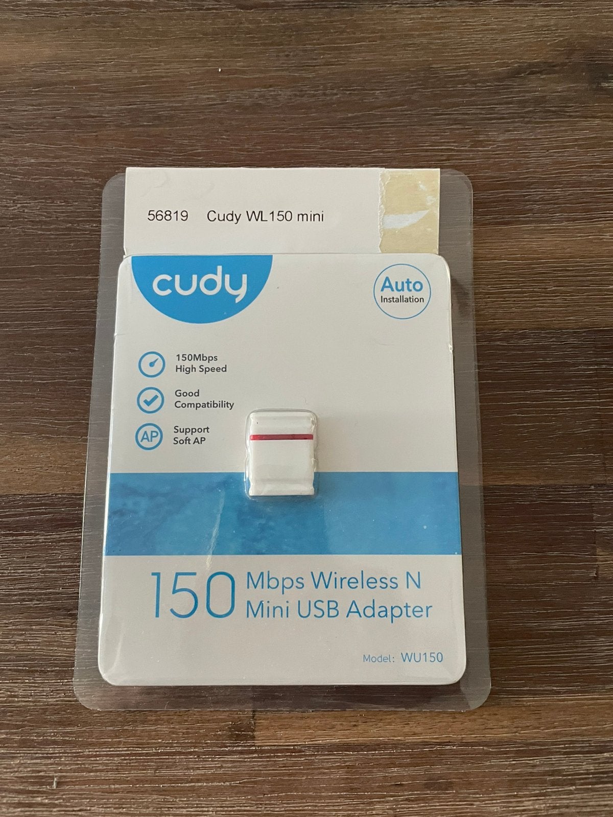 Cudy 150Mbps Wireless adapter draadloos WiFi versterker, Ophalen of Verzenden, Nieuw