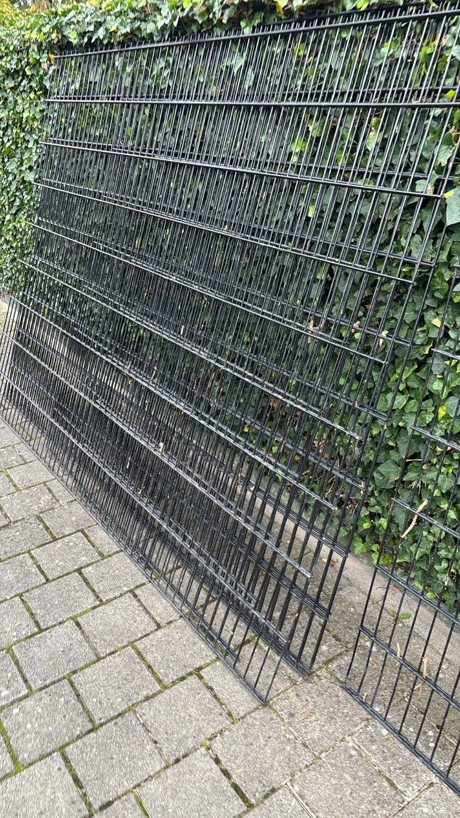 dubbel staafmat, Tuin en Terras, Ophalen, IJzer, Dubbelstaafmat hekwerk