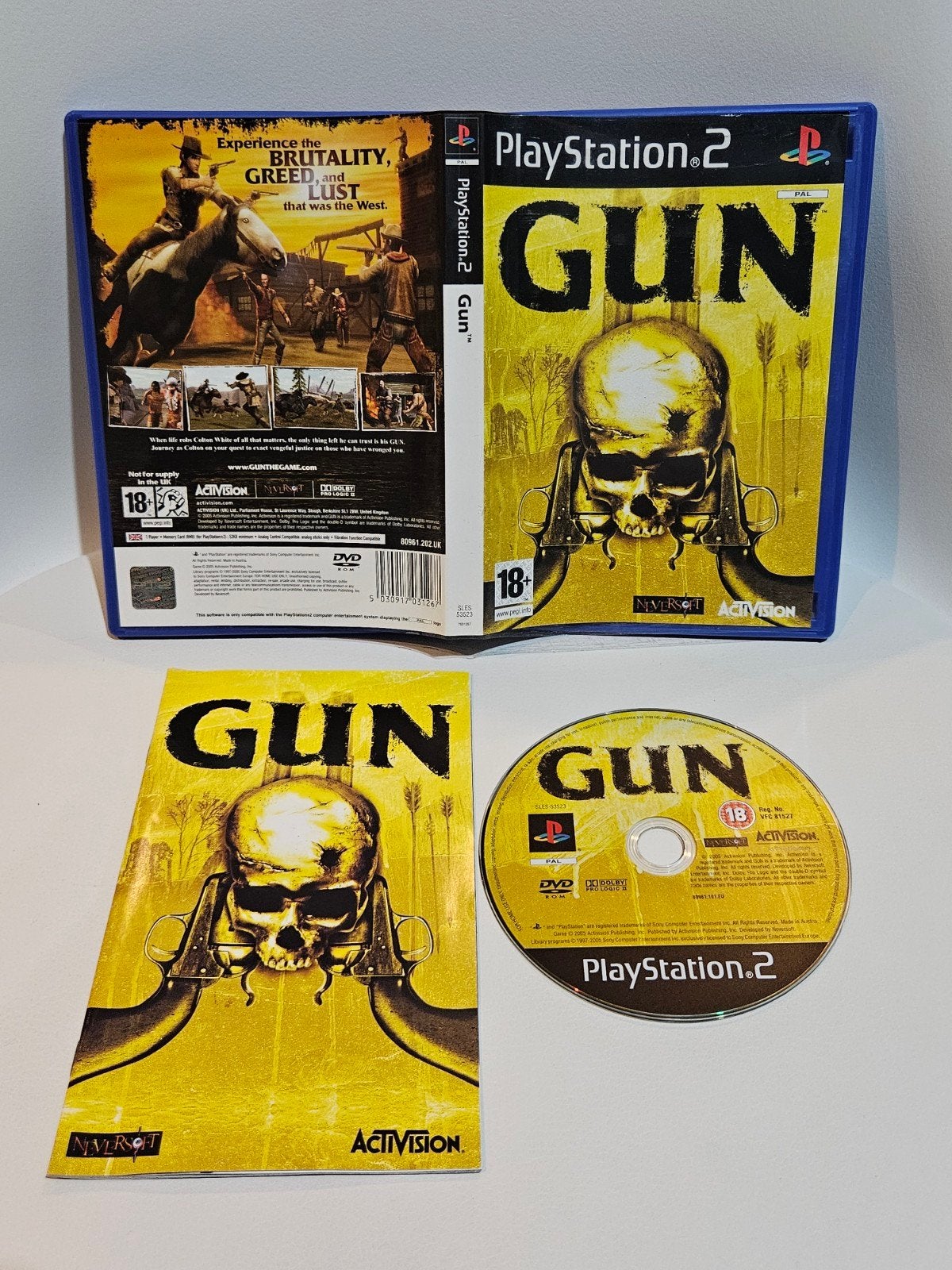 GUN PS2, Vanaf 18 jaar, Shooter, 1 speler, Ophalen of Verzenden