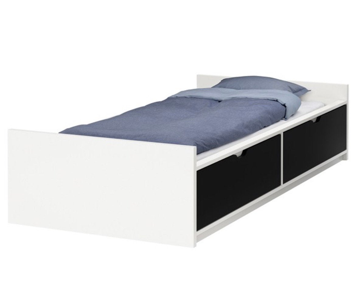 1 pers bed Flaxa, Ophalen, 90 cm, Eenpersoons, Zo goed als nieuw