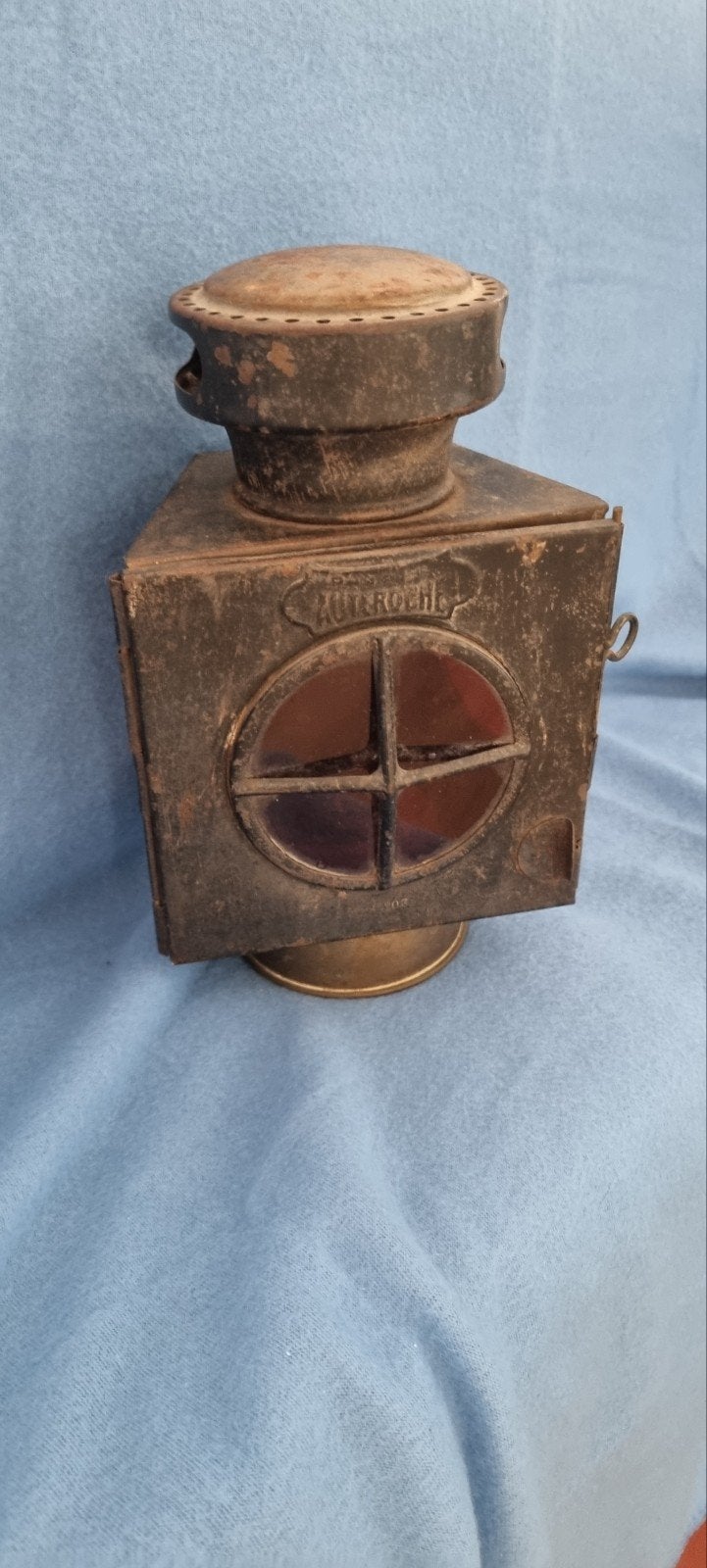 Antieke Auteroche Autolamp - Paris. Uit rond 1900, Antiek en Kunst, Antiek | Lampen, Ophalen of Verzenden