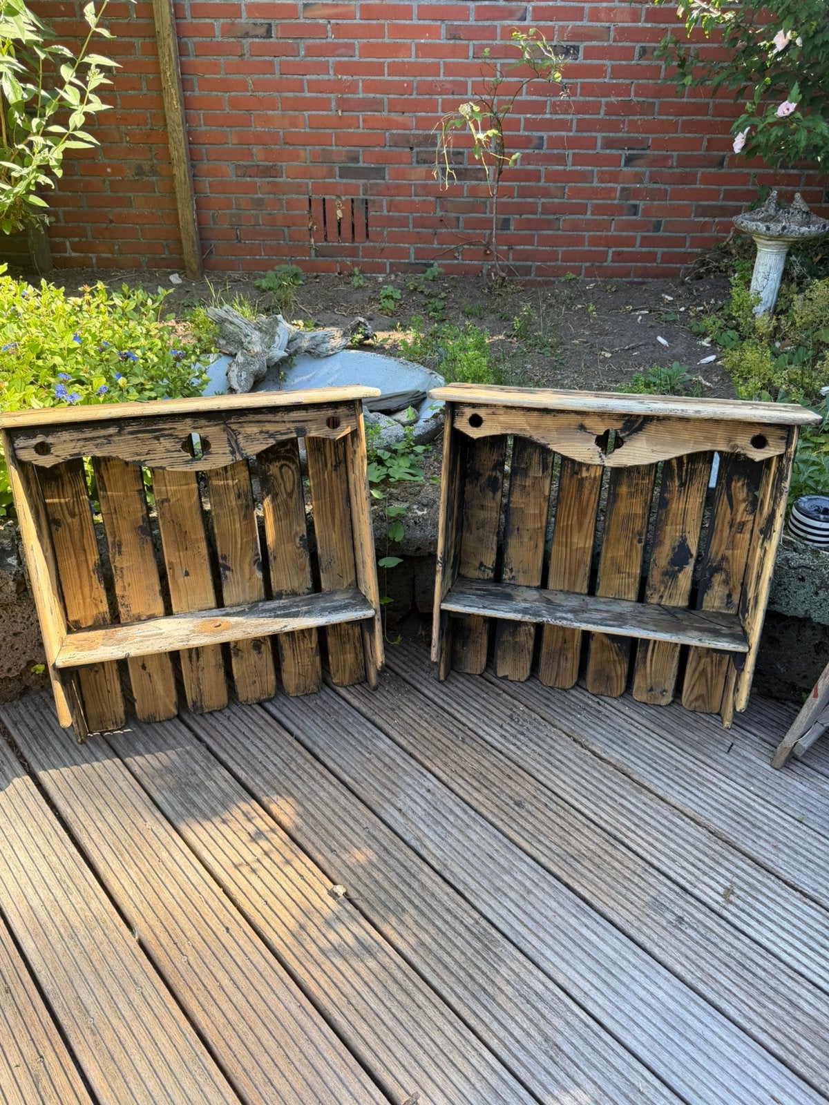 Tuinkast 2 stuks, Tuin en Terras, Ophalen of Verzenden, Zo goed als nieuw, Hout, Overige typen