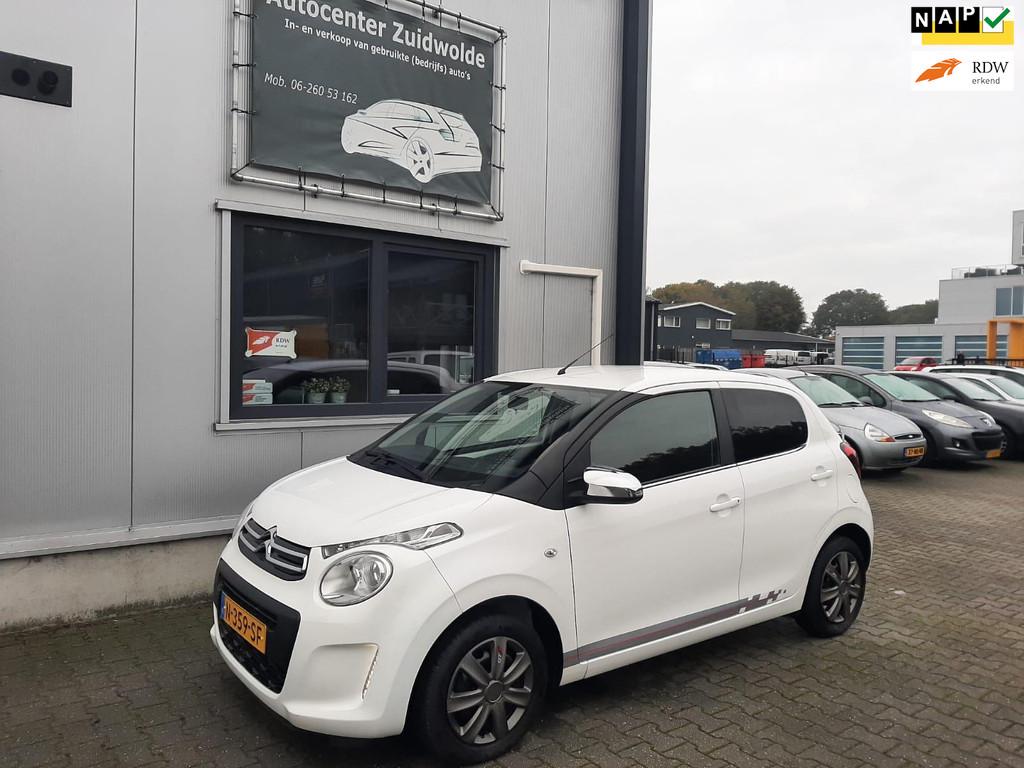 Citroen C1 1.0 VTi Feel camera apple carplay airco cruise, Voorwielaandrijving, Stof, Gebruikt, 4 stoelen