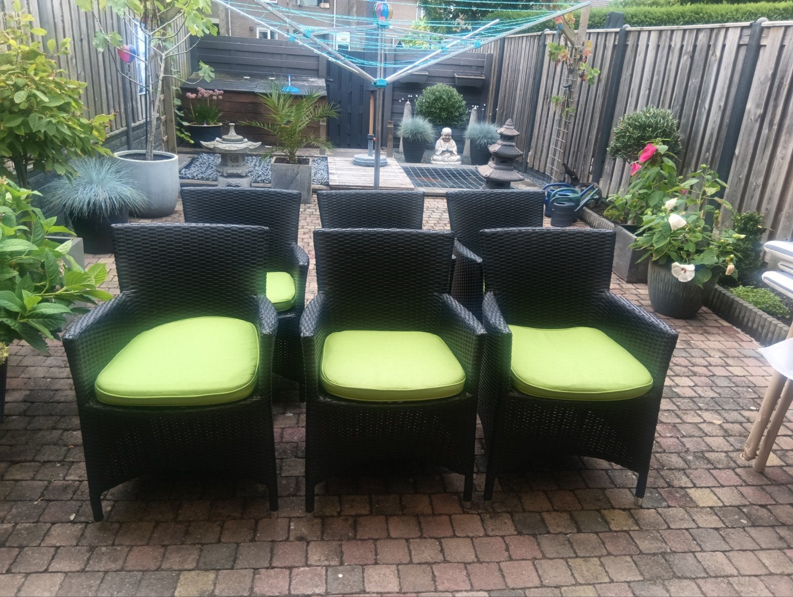 Tuinstoelen., Ophalen, Gebruikt, Kunststof