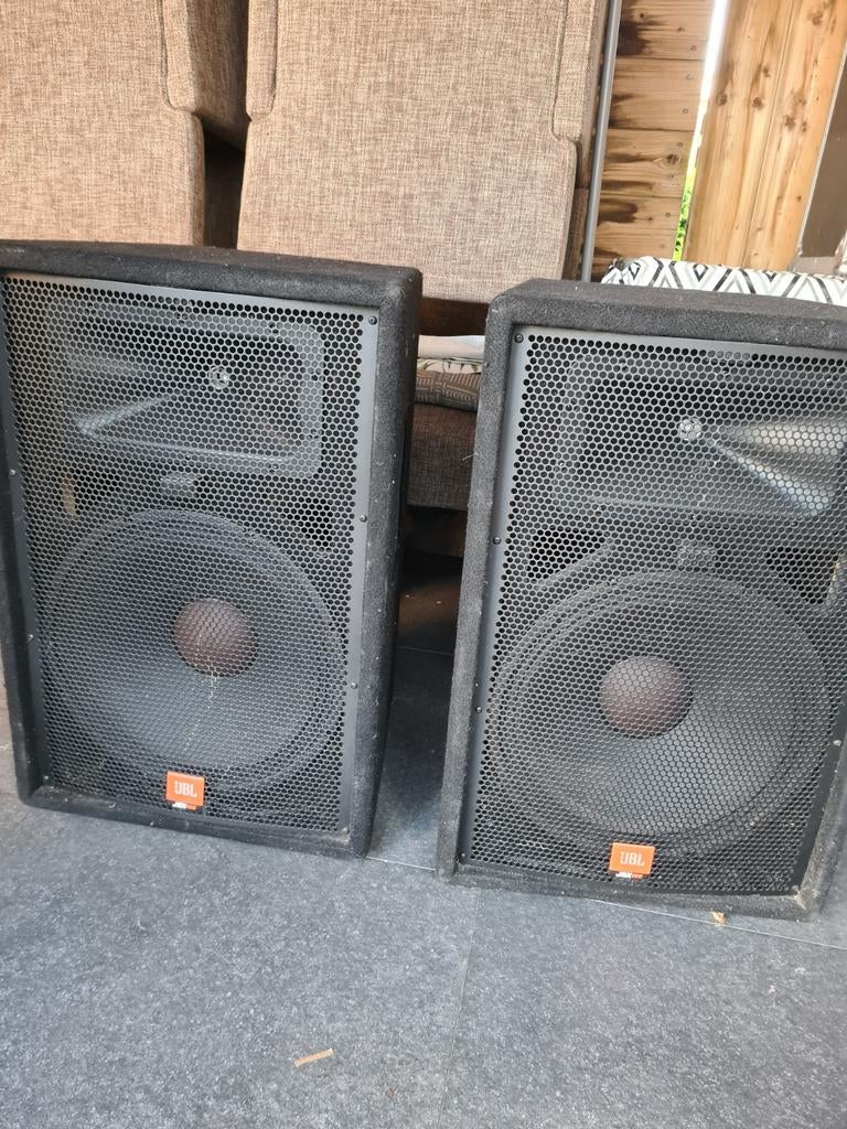 Jbl jrx 115 speakers, Audio, Tv en Foto, Luidsprekers, Ophalen, 120 watt of meer, Front, Rear of Stereo speakers, JBL