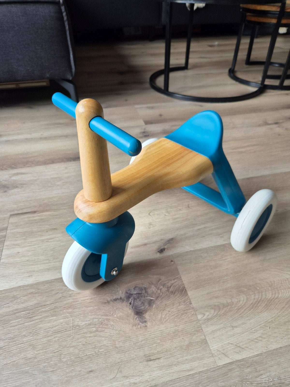 Baby fiets driewieler hout Djeco loopfiets, Ophalen of Verzenden, Loopfiets