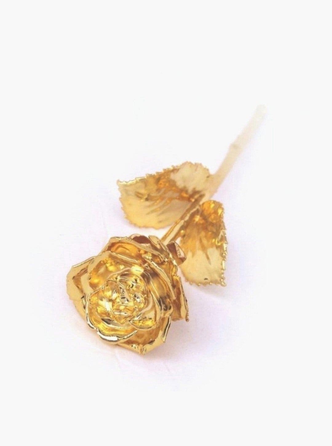 gouden roos - in rood fluwelen doos - 24 karaat, Ophalen of Verzenden, Nieuw