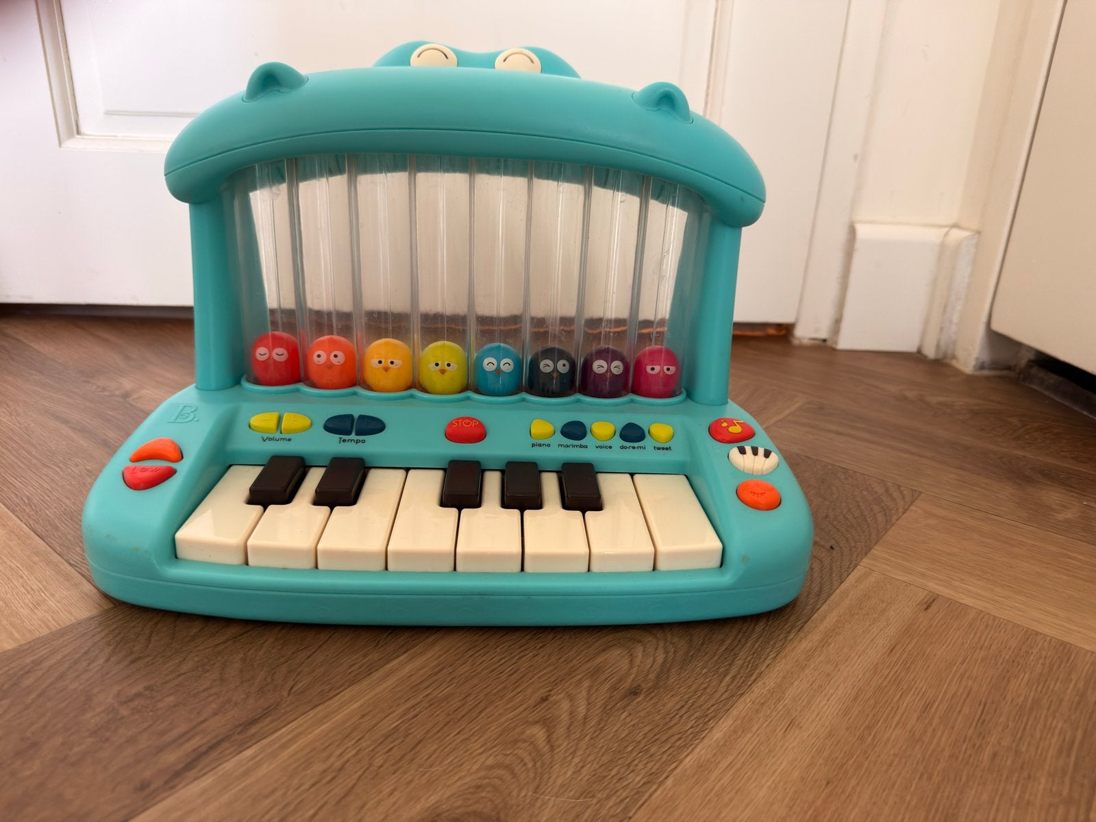 Battat Hippo Pop Kinderpiano, Ophalen of Verzenden, Zo goed als nieuw, Overige typen, Met licht