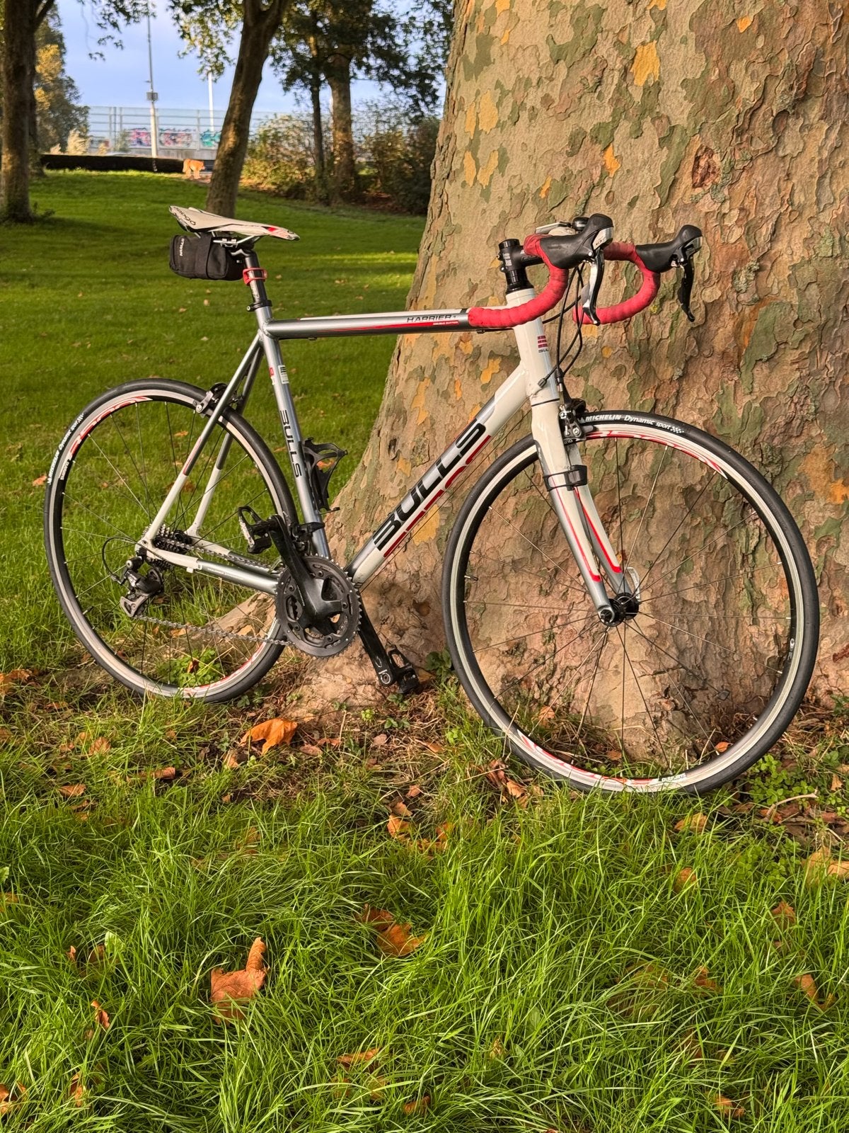 Bulls Harrier racefiets - Shimano 105, Michelin, maat 58, Fietsen en Brommers, 28 inch, Aluminium, Zo goed als nieuw, 57 tot 61 cm
