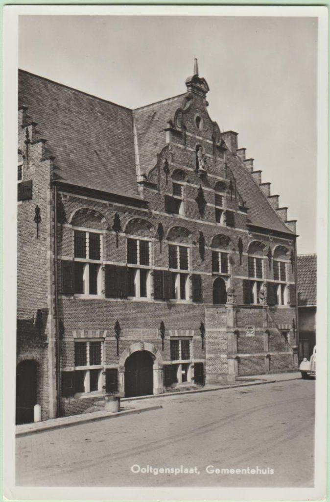 Ooltgensplaat (ZH) Gemeentehuis 1957., Verzamelen, Ophalen, 1940 tot 1960, Ongelopen, Zuid-Holland