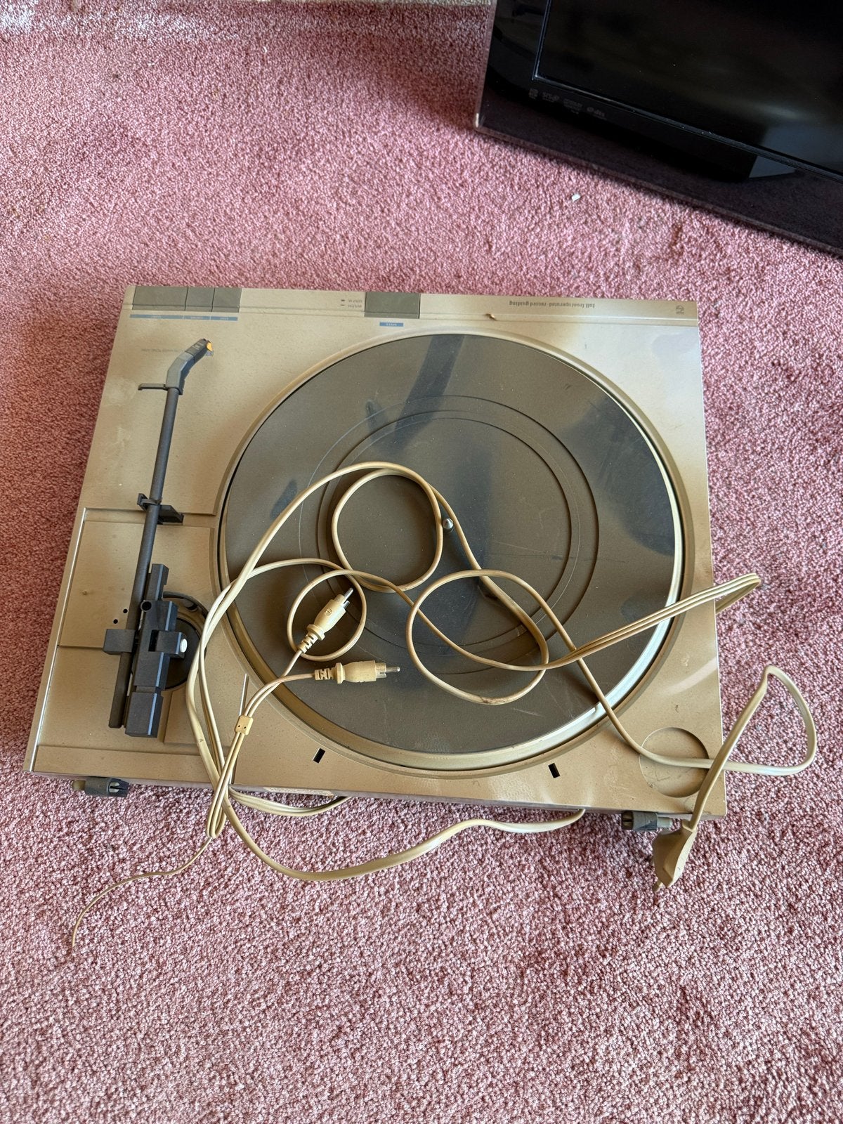 Vintage Platenspeler - Onbekend Merk, Ophalen, Gebruikt, Platenspeler, Overige merken