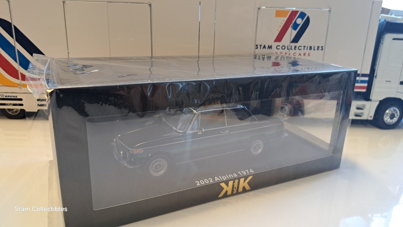 KK Scale Models BMW 2002 Alpina Black - 1974, Overige merken, Auto, Ophalen of Verzenden, Zo goed als nieuw