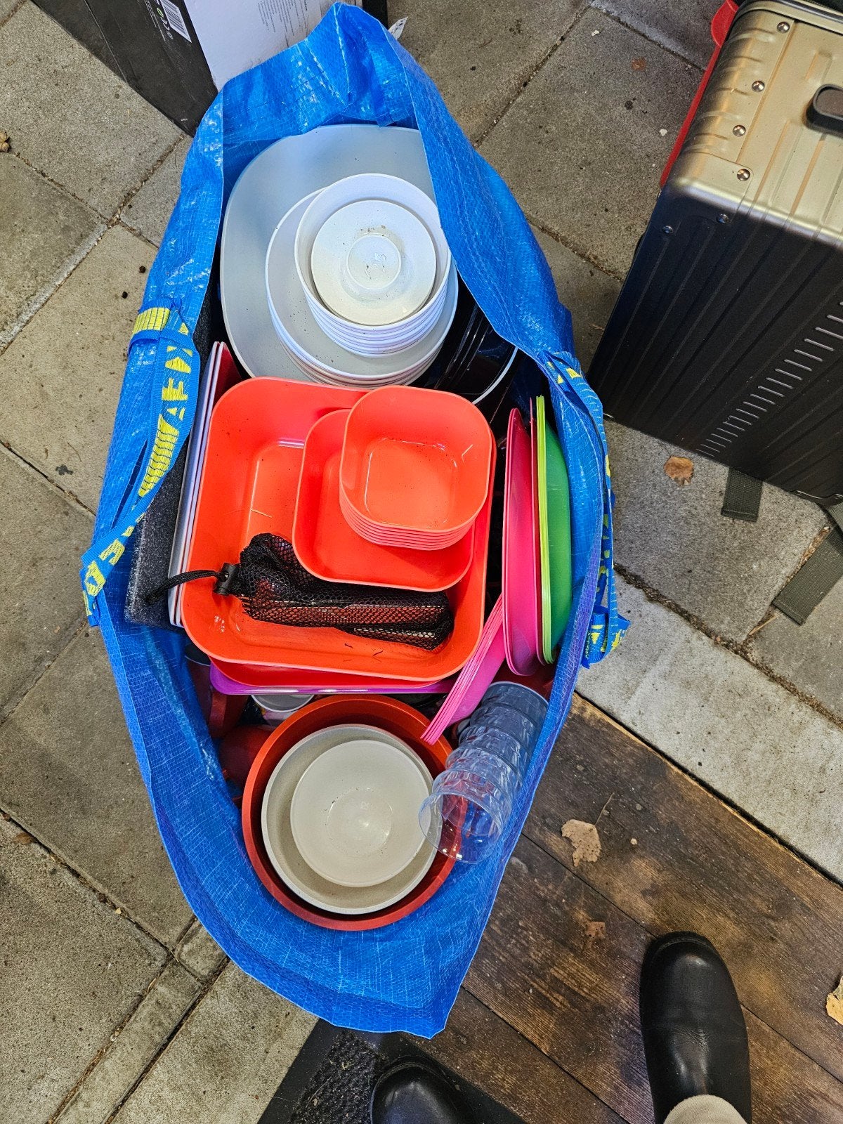 Diverse Kampeerservies Heel veel van alles en nog wat, Ophalen, Gebruikt
