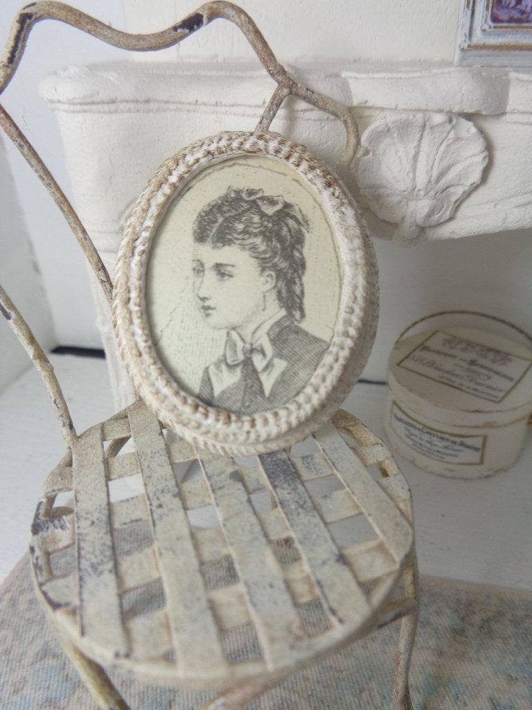 Romantische schilderijtje…..Poppenhuis 1:12…(Foto E4), Ophalen of Verzenden, Nieuw, Poppenhuis