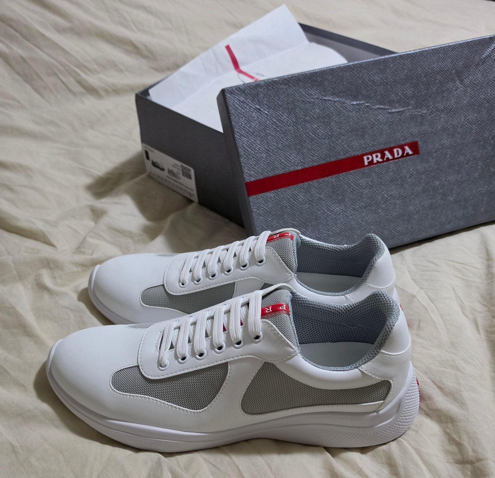 Prada America's Cup Sneaker wit, Ophalen of Verzenden, Nieuw, Wit, Prada