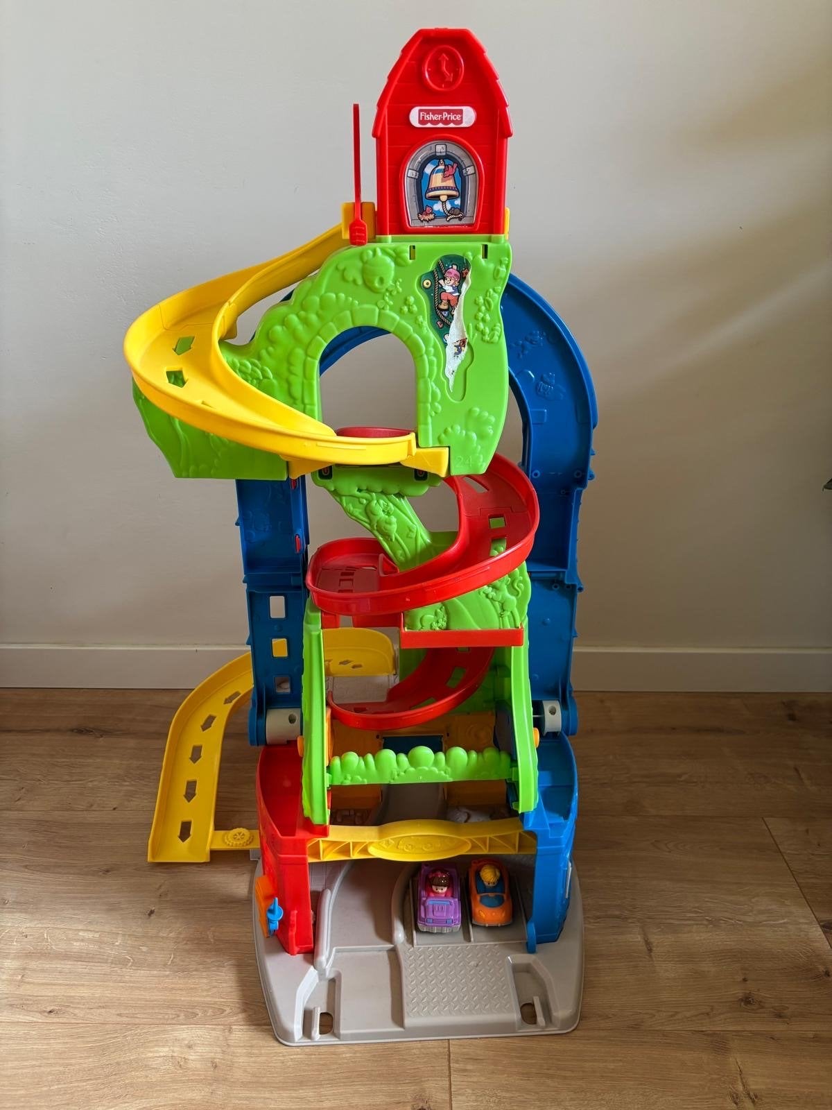 Fisher-Price Little People Racebaan Garage, Kinderen en Baby's, Speelgoed | Fisher-Price, Ophalen of Verzenden, Gebruikt, Speelset