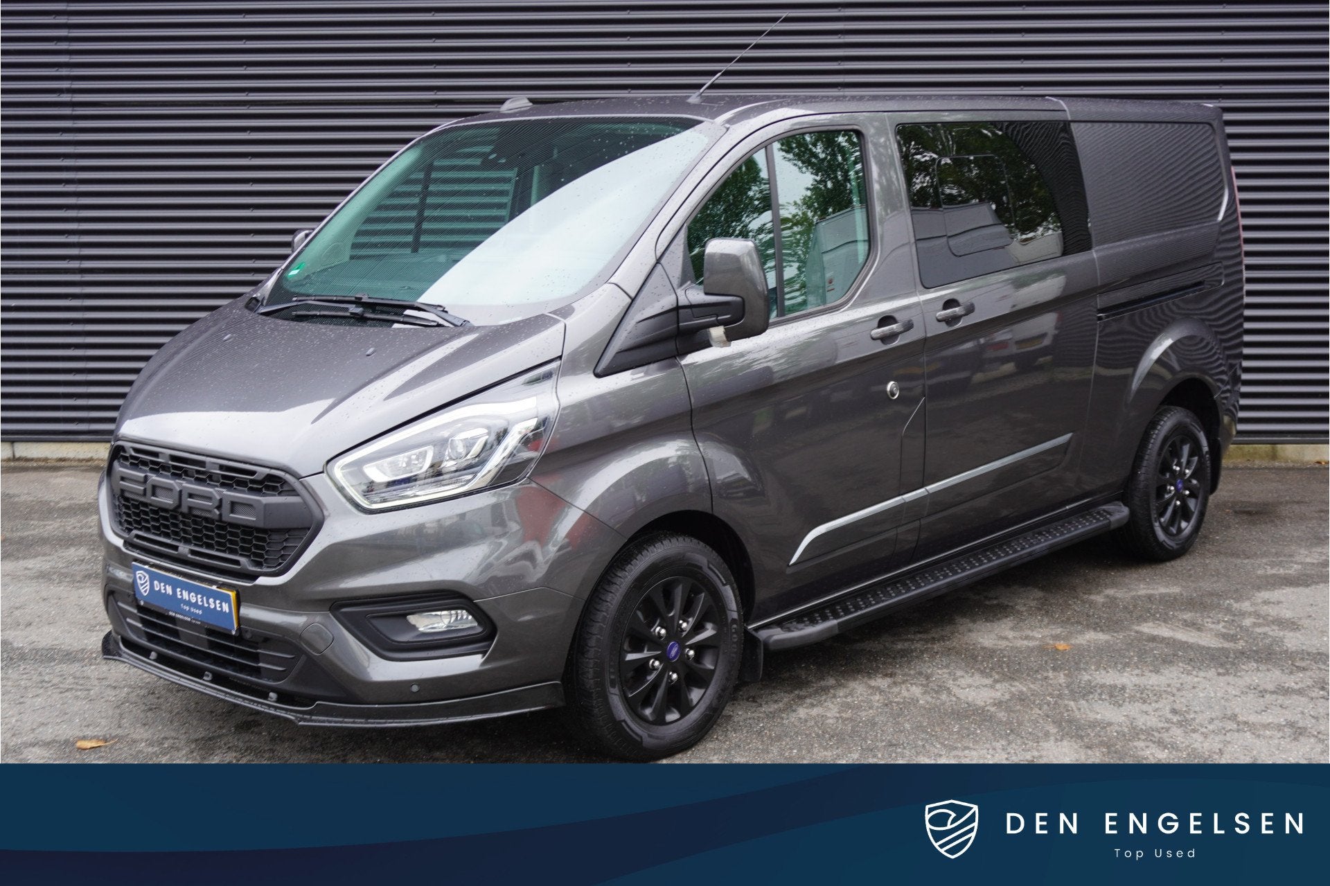 Ford Transit Custom 300 170pk Automaat L2H1 Limited Dubbele, Auto's, Bestelauto's, 15 km/l, Euro 6, 4 cilinders, Bedrijf