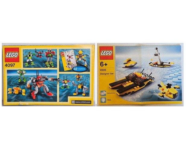 Lego - Designer sets 4097 en 4505, Ophalen of Verzenden, Zo goed als nieuw, Complete set, Lego