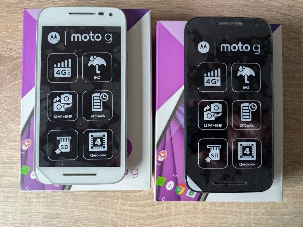 Motorola Moto G (3rd gen) 8GB - twee stuks, Telecommunicatie, Ophalen of Verzenden, 6 megapixel of meer