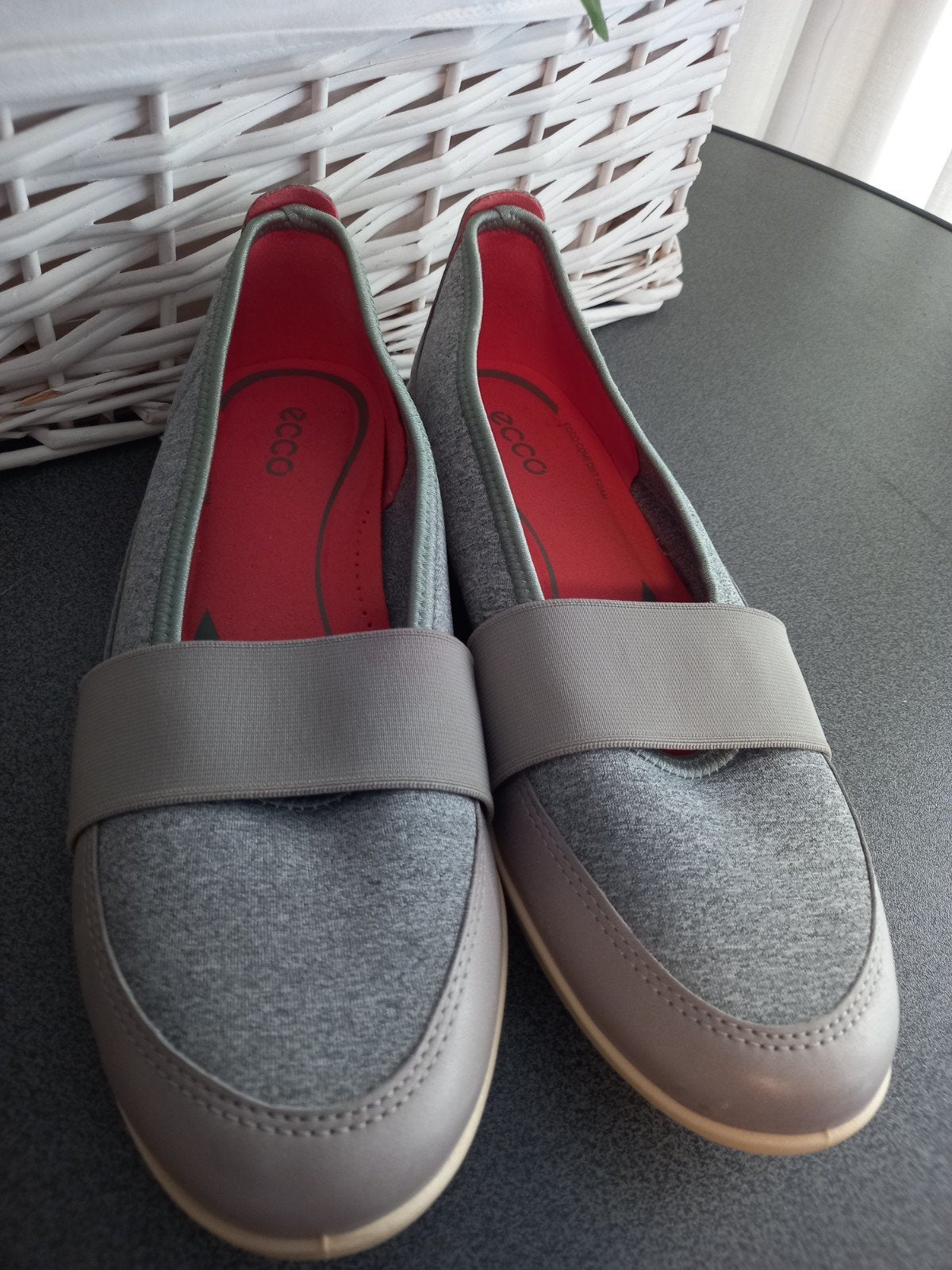 ecco  instapschoen van gebreide stof maat 40., Kleding | Dames, Schoenen, Ophalen of Verzenden
