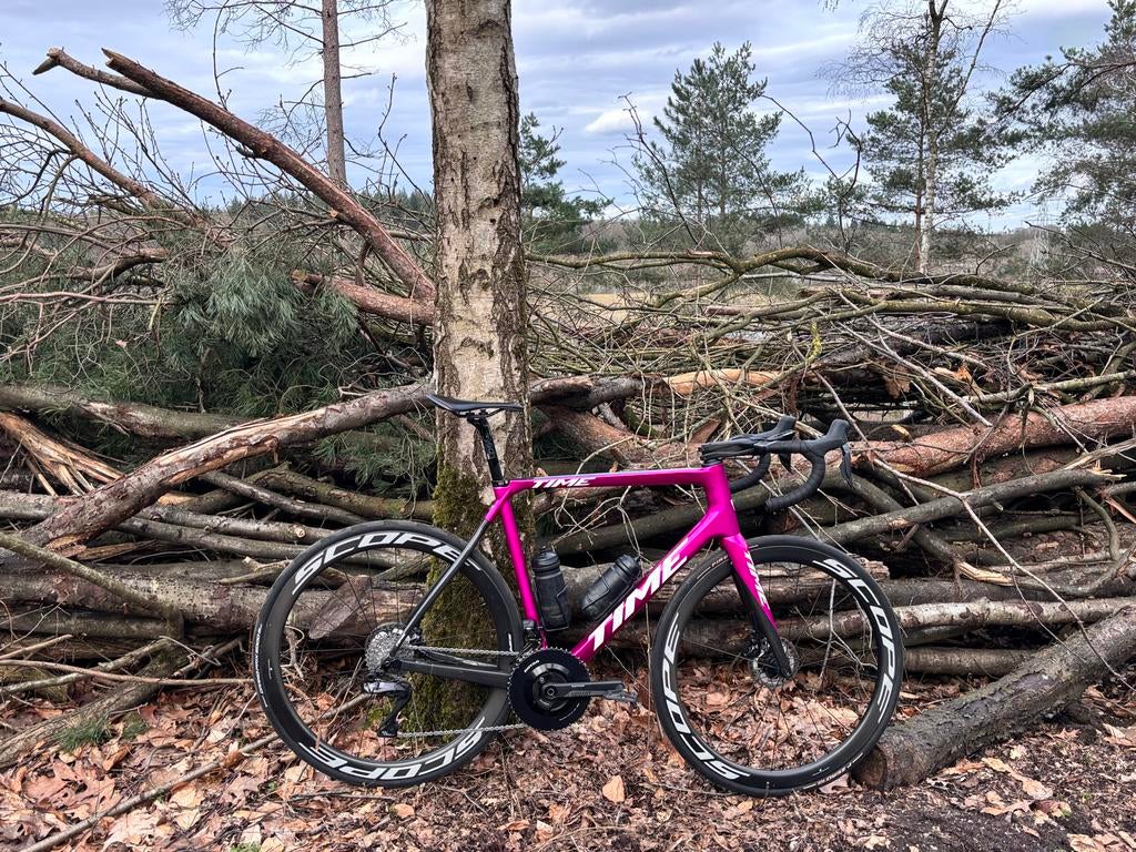 TIME Alpe d’Huez 2023 DI2 12 speed Rotor, 28 inch, Carbon, Heren, Zo goed als nieuw