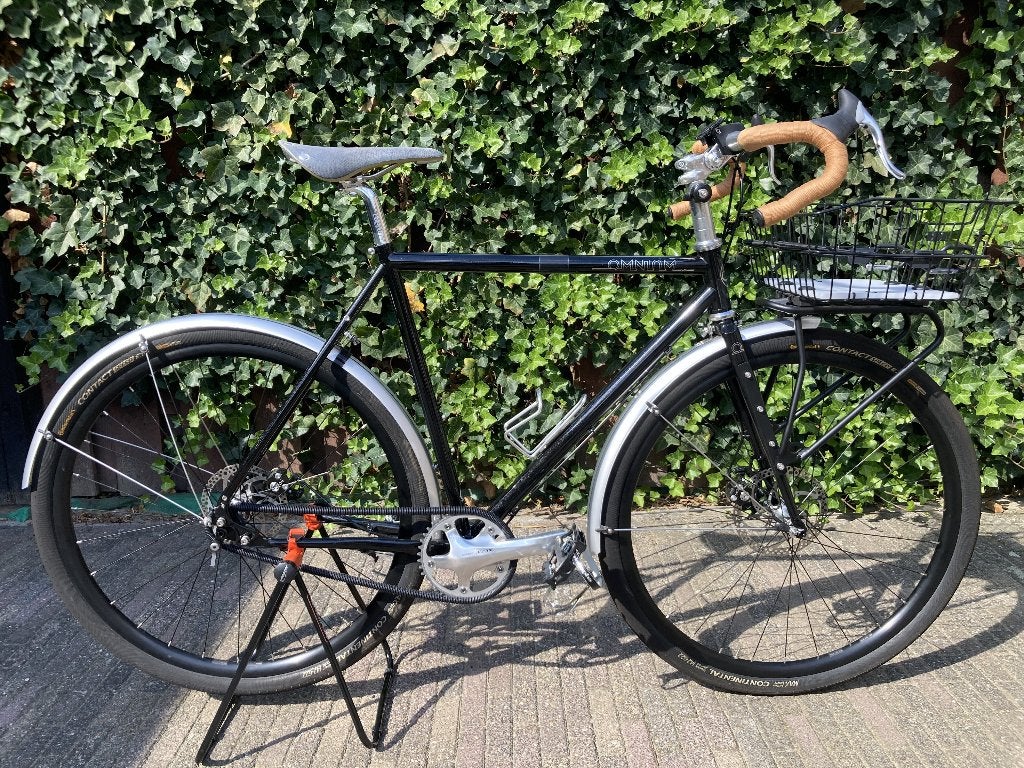 Omnium CXC v3 custom fixed gear 56cm Radavist Readers’ Ride, Staal, Zo goed als nieuw, Schijfrem, 53 tot 57 cm