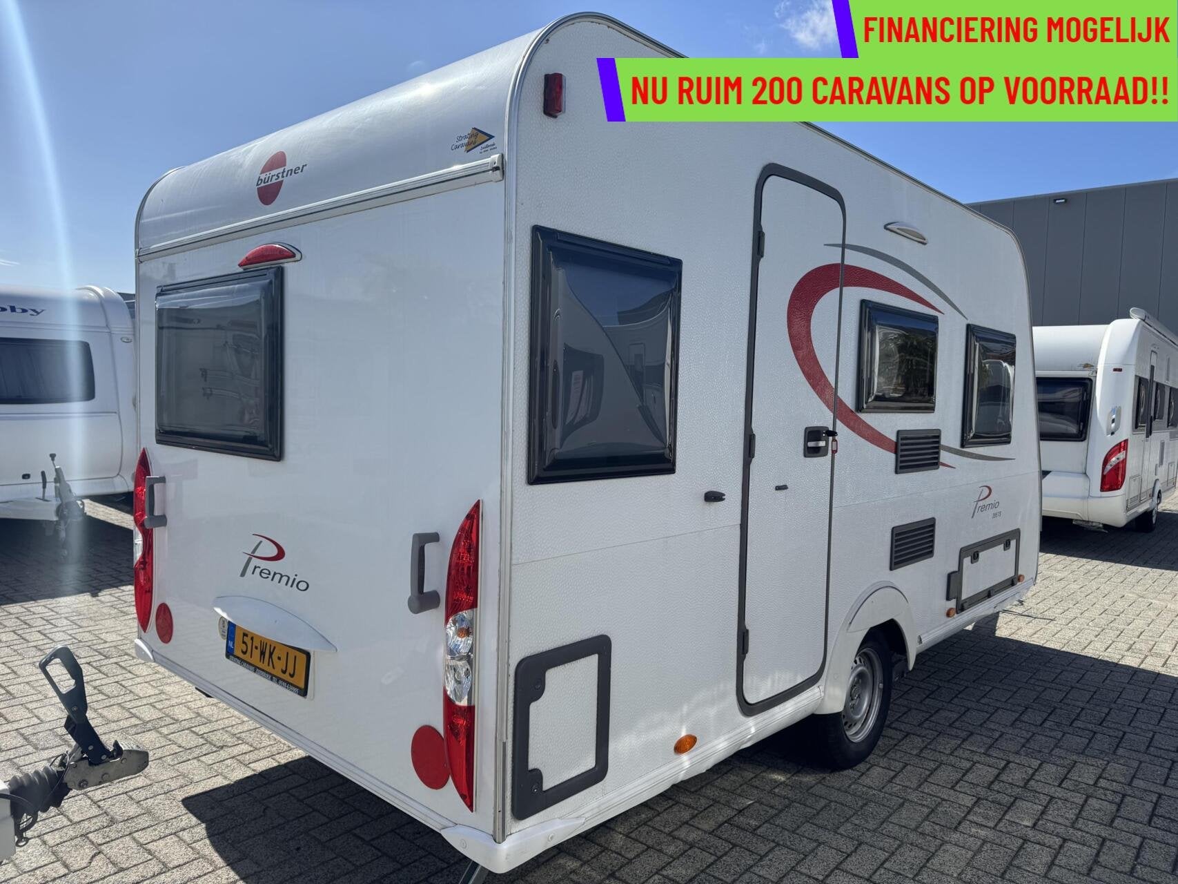 Buerstner PREMIO 395 TS, DWARSBED, TREINZIT, VOORTENT, MOVER, Caravans en Kamperen, Mover, Bedrijf, Treinzit, 750 - 1000 kg