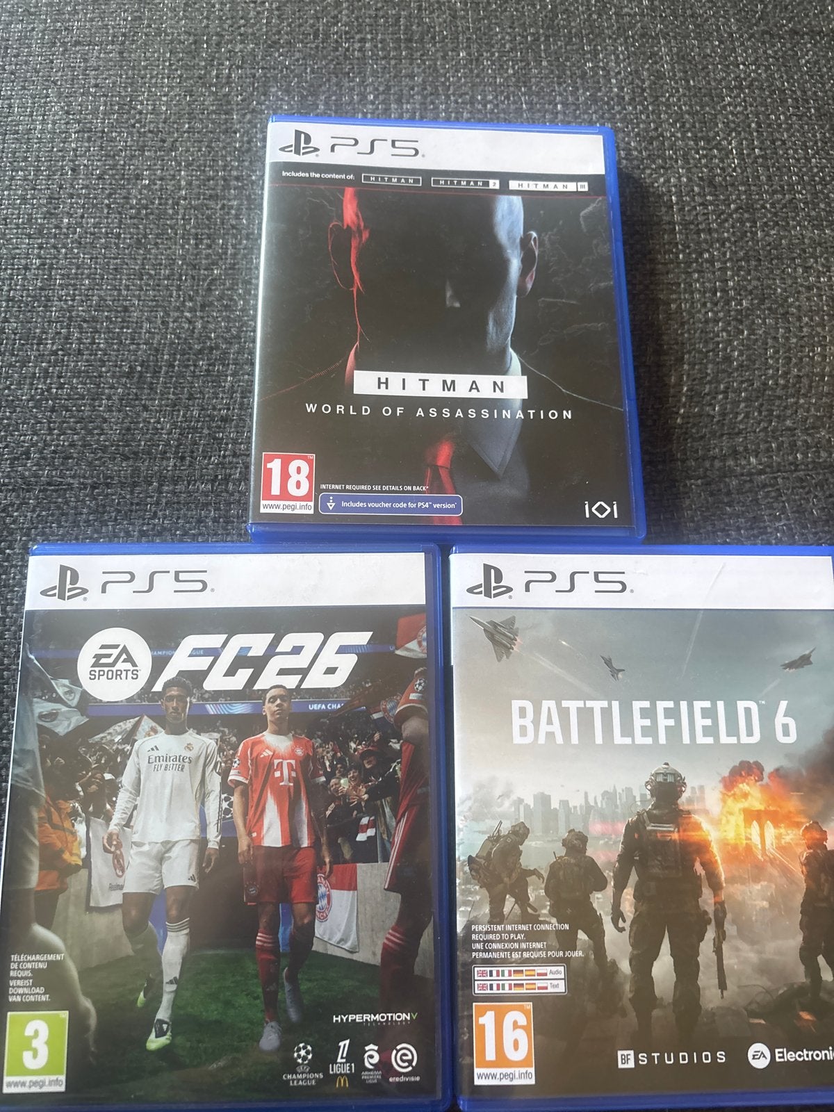PS5 Games: Hitman, FC26 & Battlefield 6 - Zo goed als nieuw, Online, Vanaf 18 jaar, Overige genres, 1 speler