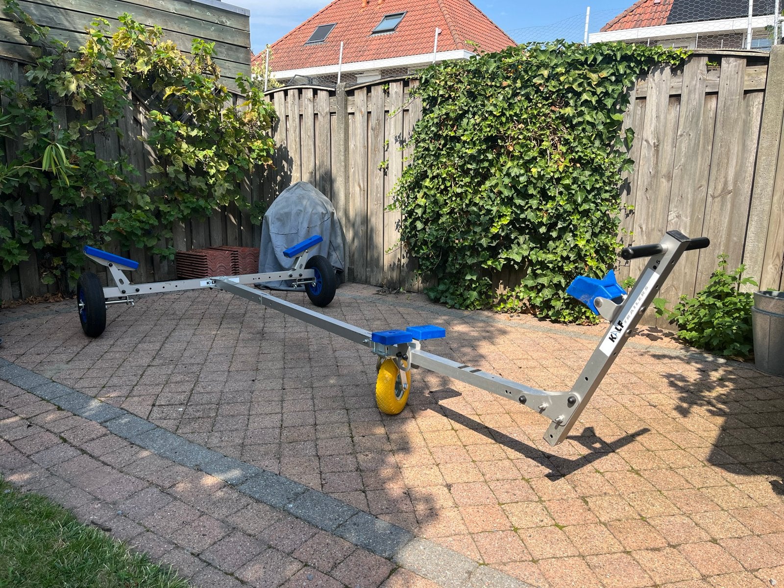 Kalf handtrailer (rib boot) met neuswiel, Ophalen, Zo goed als nieuw, Overige typen, Zeilboot of Motorboot