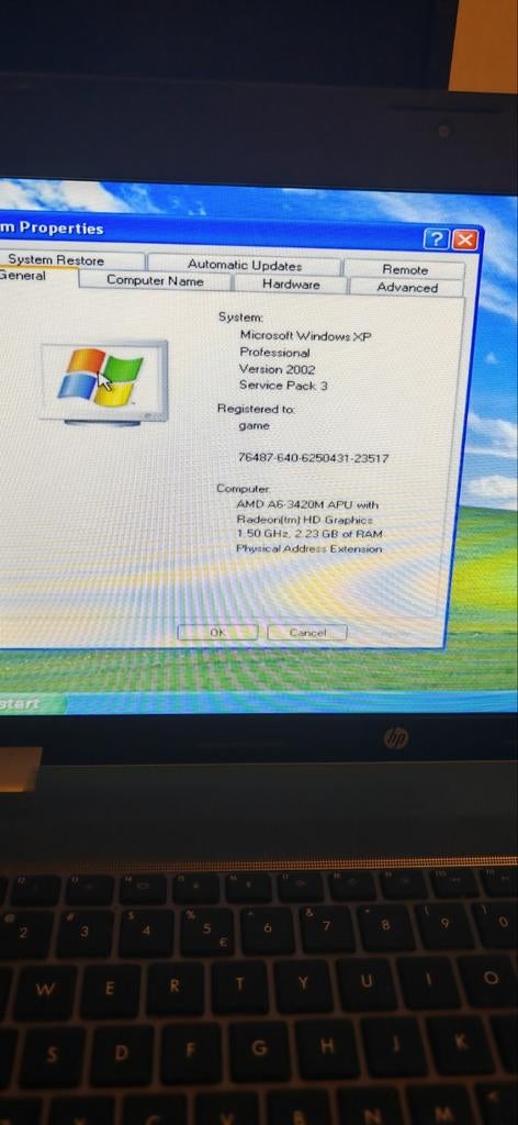 Windows XP gaming laptop, Computers en Software, Vintage Computers, Ophalen