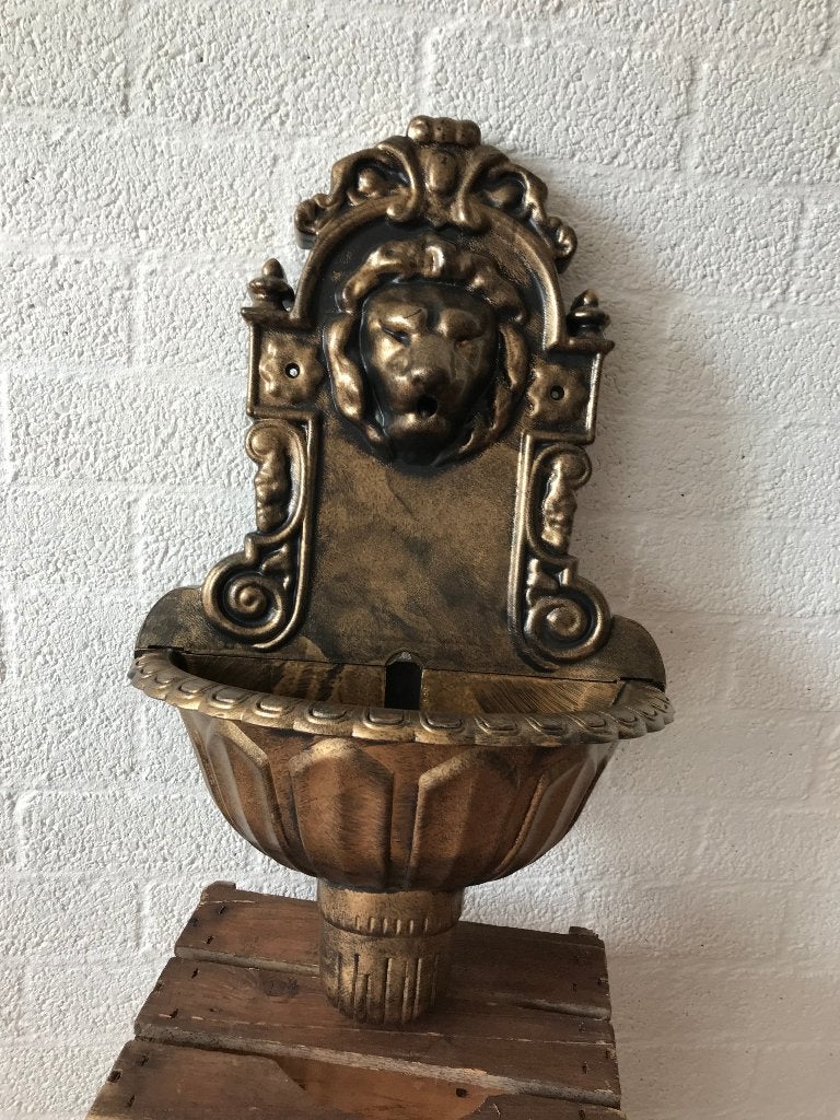 Water fontein bronzen leeuw nieuw!, Tuin en Terras, Waterpartijen en Fonteinen, Ophalen, Nieuw, Fontein