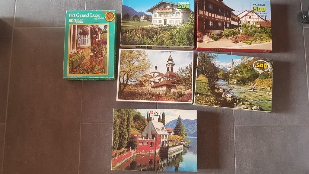 Gratis puzzels, Ophalen, 500 t/m 1500 stukjes, Zo goed als nieuw, Legpuzzel