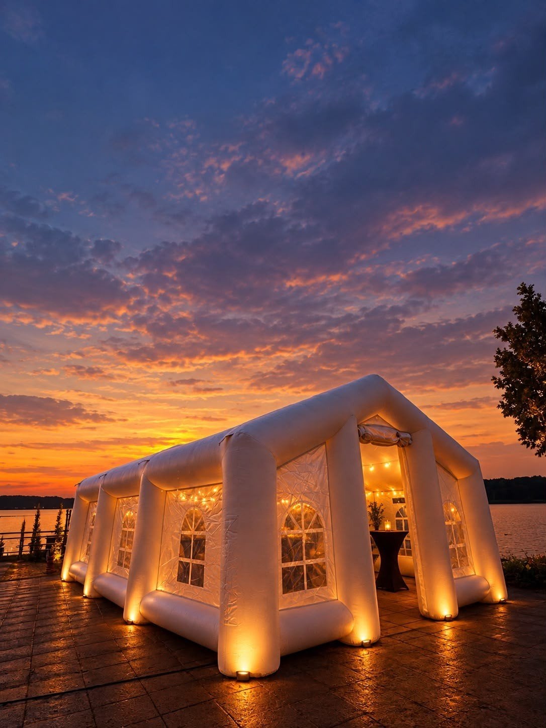 Opblaasbare partytent (te huur), Ophalen of Verzenden