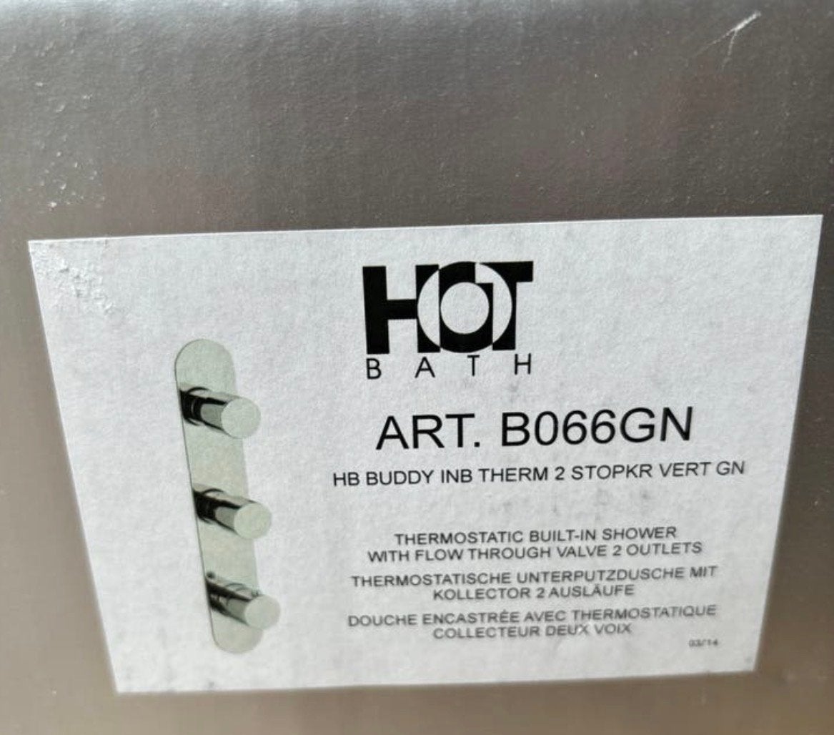 Hot Bath Thermostatische Inbouw Douchekraan B066GN, Huis en Inrichting, Badkamer | Badkamermeubels, Overige typen, Zo goed als nieuw