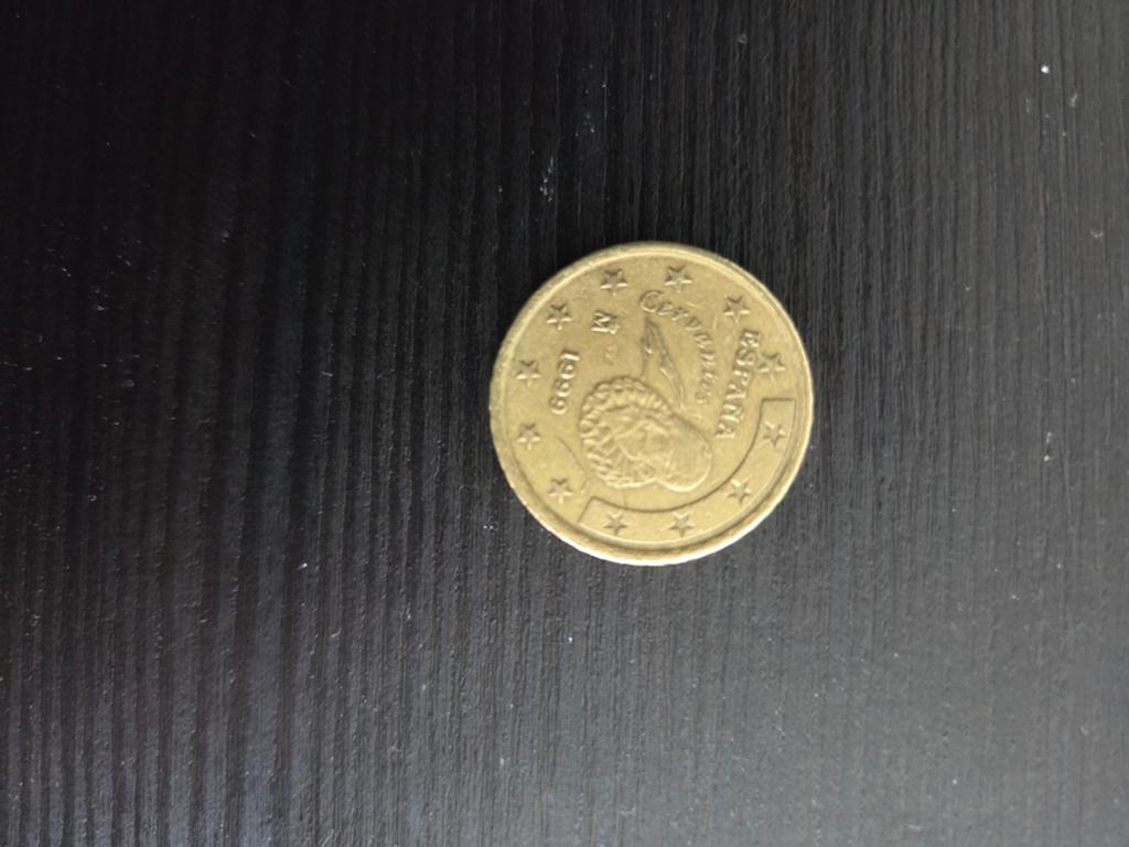 50 Cent Euromunt Spanje 1999, Postzegels en Munten, Munten | Europa | Euromunten, Ophalen, Spanje, 50 cent, Losse munt
