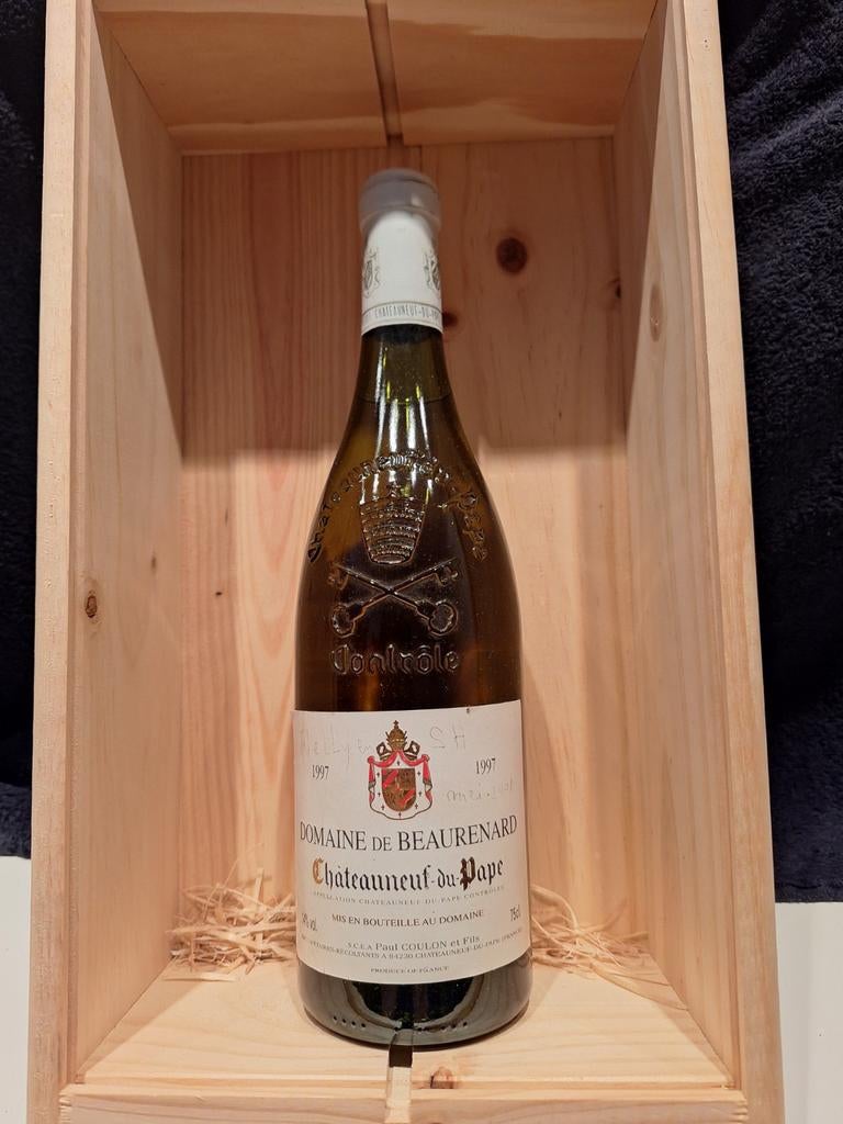 Domaine de Beaurenard Châteauneuf-du-Pape 1997, Gebruikt, Frankrijk, Ophalen of Verzenden, Witte wijn