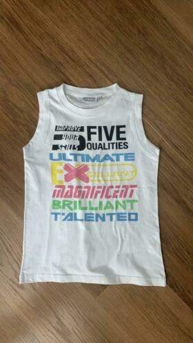 Leuk singlet maat 116/122, Kinderen en Baby's, Kinderkleding | Maat 116, Ophalen of Verzenden, Gebruikt, Jongen, Shirt of Longsleeve