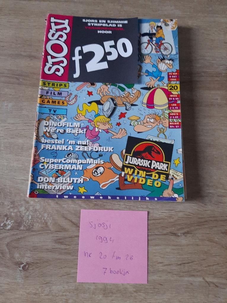 Sjosji jaargang 1994, Boeken, Stripboeken, Gelezen, Meerdere stripboeken, Ophalen of Verzenden