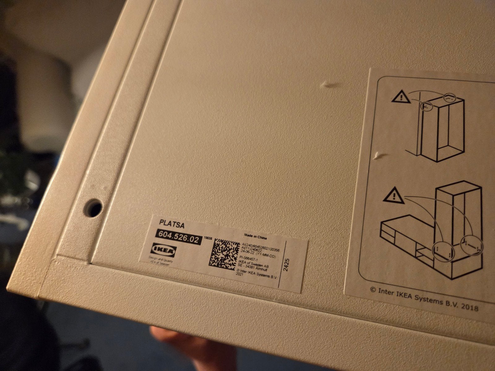 IKEA PLATSA open kledingkast/kapstok, Ophalen, Overige materialen, Gebruikt, 50 tot 100 cm
