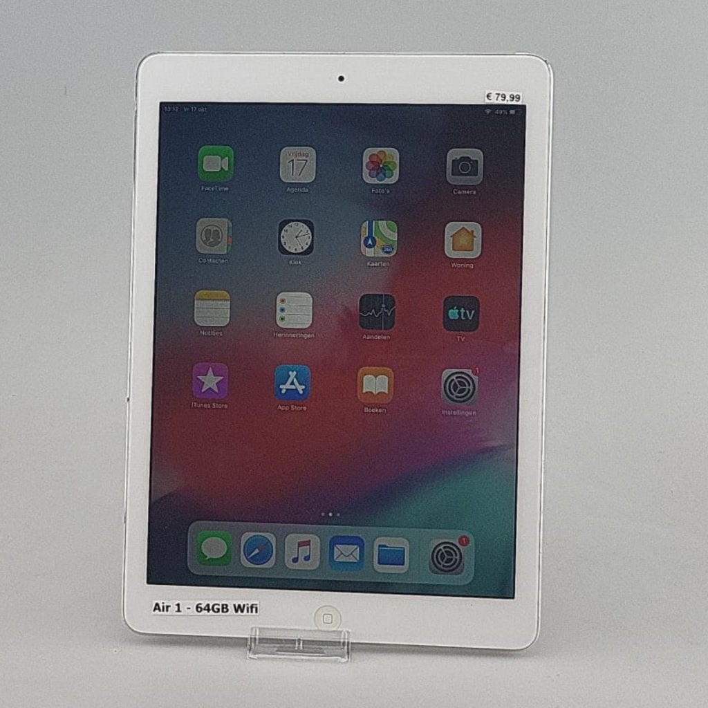 iPad Air 1 64GB Wifi Silver Bat 100% IOS 12.5.8, Computers en Software, Apple iPads, Apple, Gebruikt, Support@apple.com, One Apple Park Way
Cupertino, CA 95014
United States