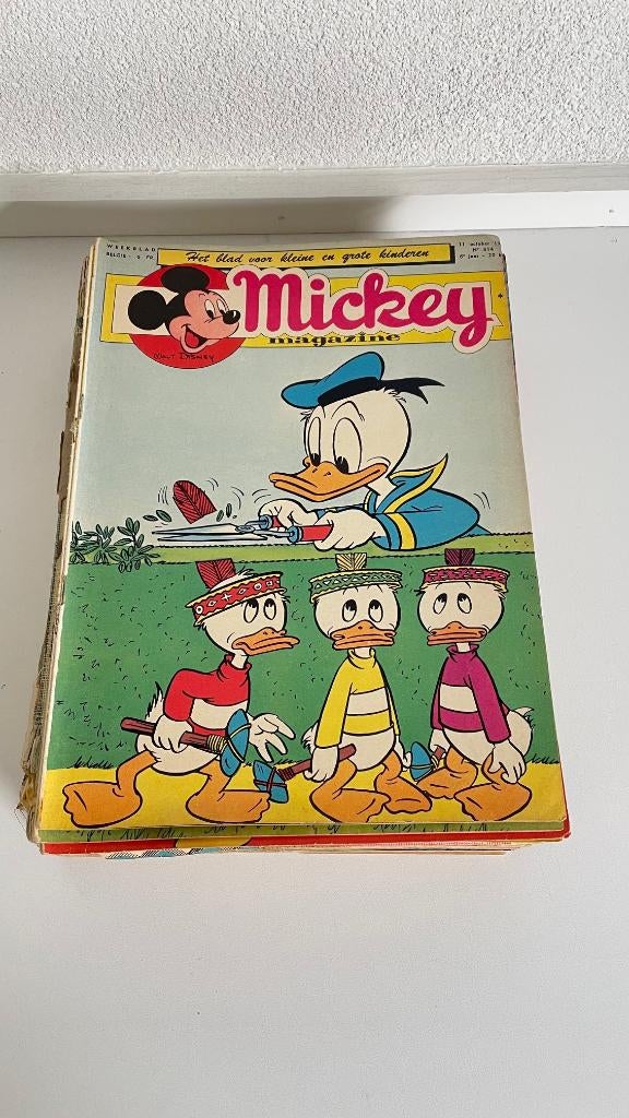 Mickey magazines 1957, Walt Disney, Meerdere stripboeken, Ophalen, Gelezen