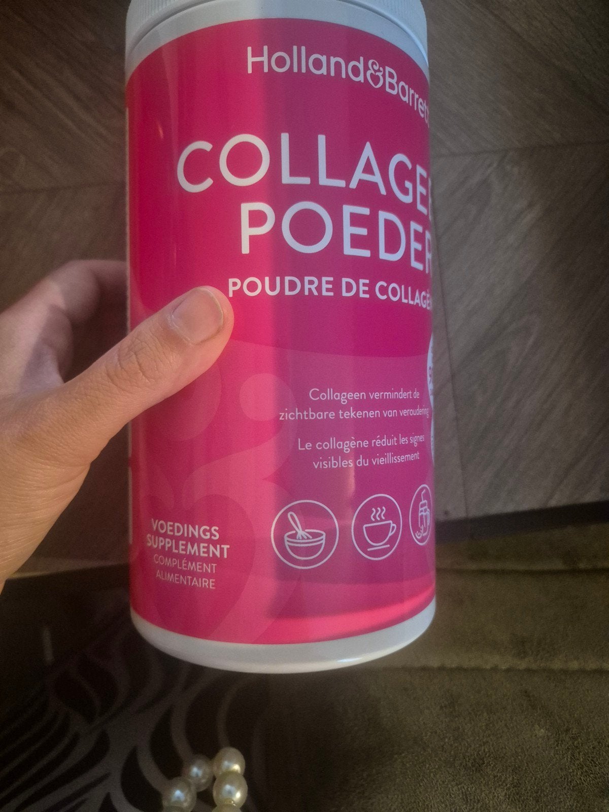 Holland & Barrett Collageen Poeder 450g, Sport en Fitness, Ophalen, Nieuw, Poeder of Drank